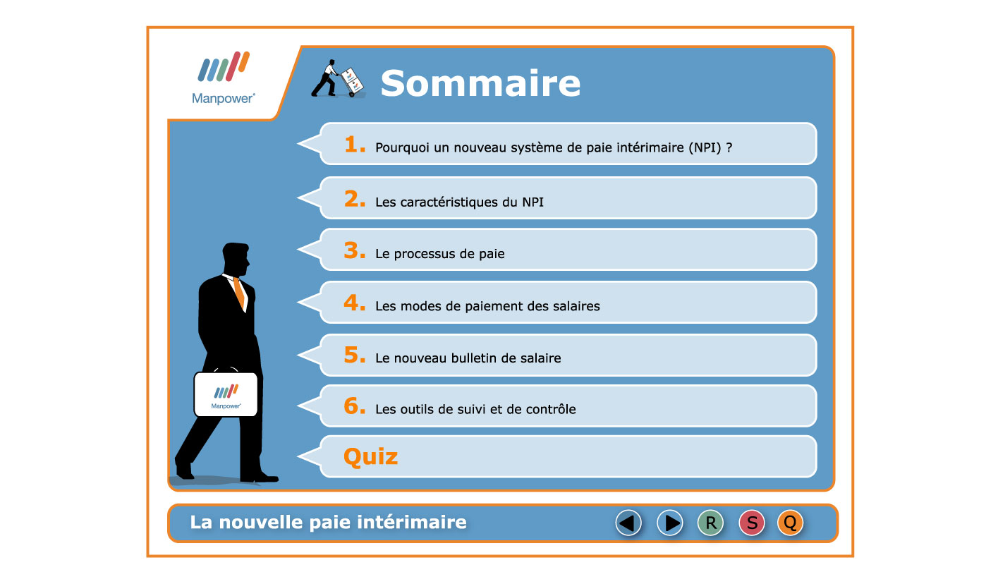 Graphiste formation Manpower sommaire